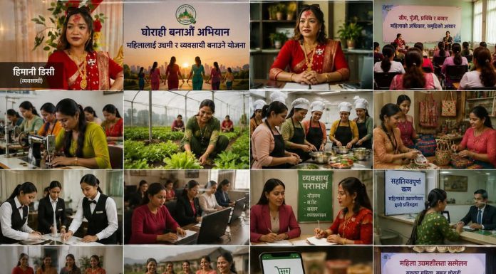 महिला उद्यमशीलतामा ‘घोराही बनाऔँ’ लाई हिमानीको साथ