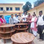 नरैनापुरका ९ वटा सामुदायिक विद्यालयलाई एसडिएफद्वारा विद्यालय सामग्री प्रदान