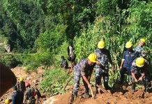 रोल्पामा पहिरो : मृत्यु हुनेको संख्या सात पुग्यो, पाँचजना अझै बेपत्ता