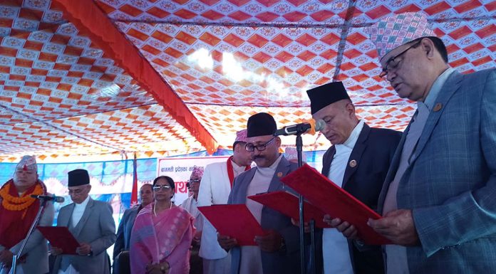 बागमती प्रदेशमा ६ मन्त्री नियुक्त